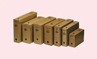 archiefdozen voor opgeborgen dossiers