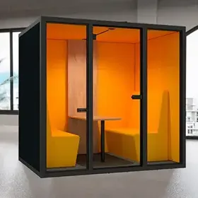 Belcellen voor geconcentreerd in stilte werken en overleggen