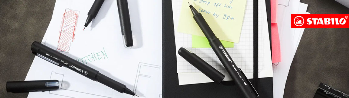 Fineliner pennen voor kantoor, studie, creatief en technisch tekenen