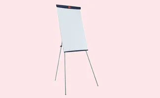 Flipover bord voor presentaties en overleg op kantoor
