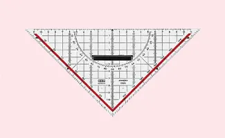 geodriehoek voor hoeken en technische tekeningen