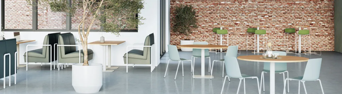 kantine inrichting voor bedrijfskantine