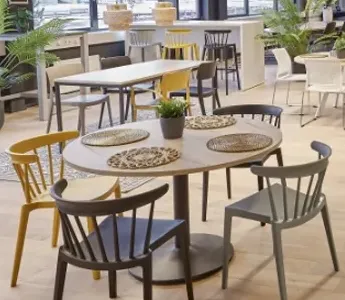 Kantinestoelen voor kantine en bedrijfsrestaurant