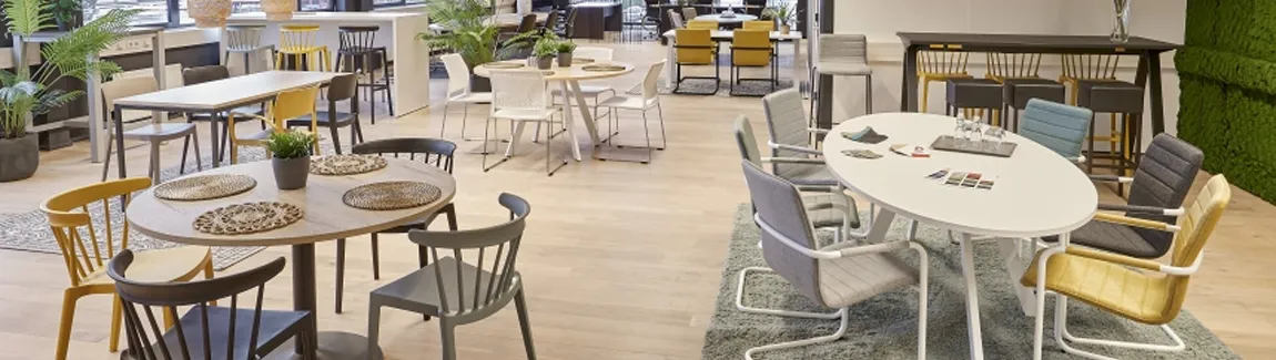 Kantinestoelen voor gebruik in kantines, bedrijfsrestaurants of horeca