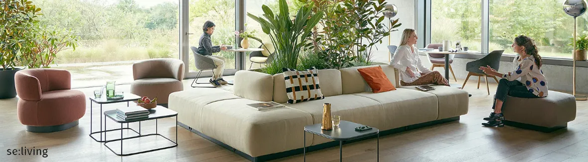 Zitbank voor kantoor of ontvangstruimte