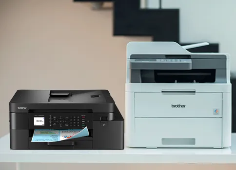 Kleine printer voor kantoor en thuiskantoor