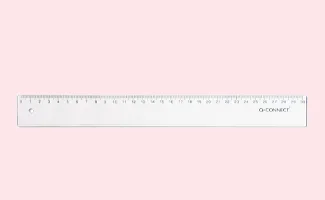 gewone liniaal voor meten en tekenen