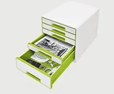Compact A4 ladeblok voor op het bureau of in een kast