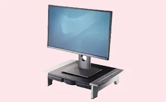 Monitor standaard voor een ergonomische werkhoogte