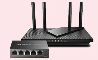 Routers, switches en accespoint voor het aansluiten van je inkjet printer in een netwerk