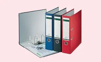 A4 ordner voor het archiveren van geperforeerde documenten in kantoor en schoolomgeving