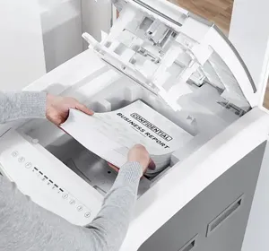 Papiervernietiger met automatische invoer voor extra gebruiksgemak