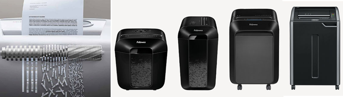 Papiervernietiger voor veilig vernietigen van vertrouwelijke documenten