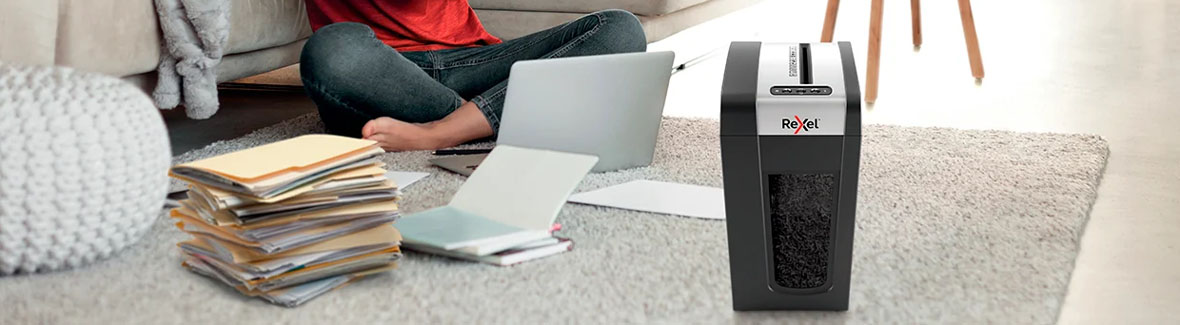 Compacte papierversnipperaar voor thuisgebruik