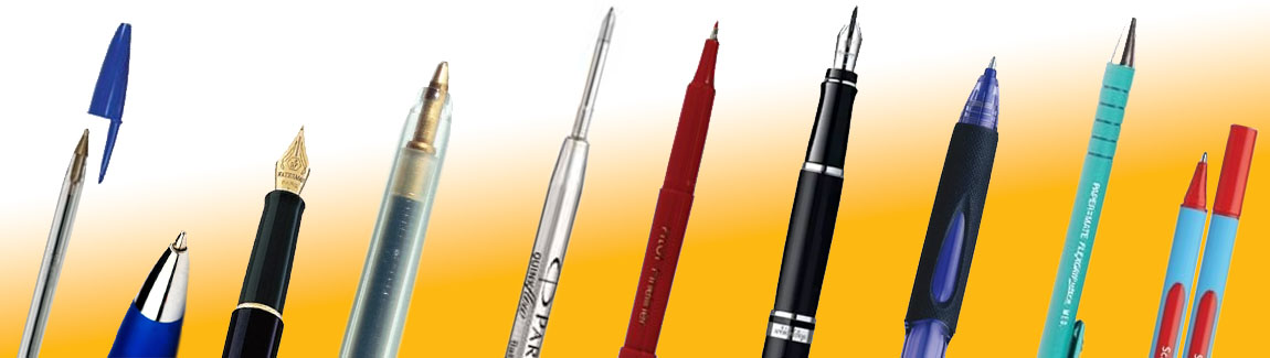 Pennen voor dagelijks gebruik op kantoor