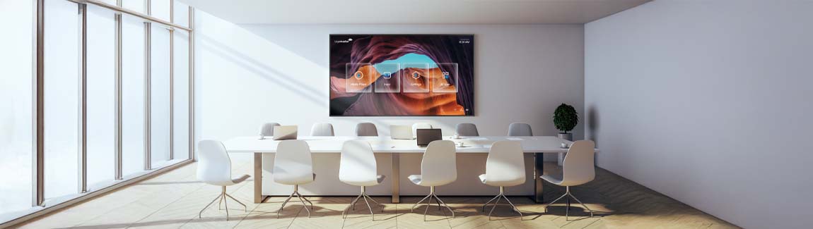Professionele display screens voor vergaderruimte of bedrijfshal