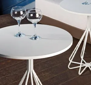 Ronde salontafel voor kantoor en wachtruimte