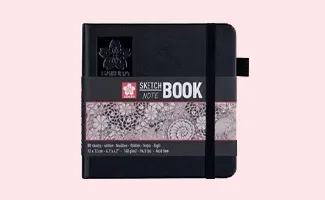 schetsboek voor tekenen met potlood