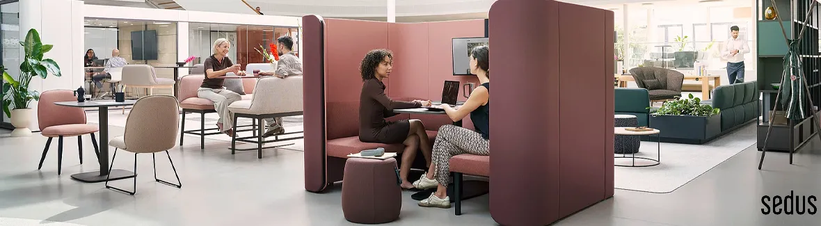Soft seating voor comfortabel zitten en werken op kantoor
