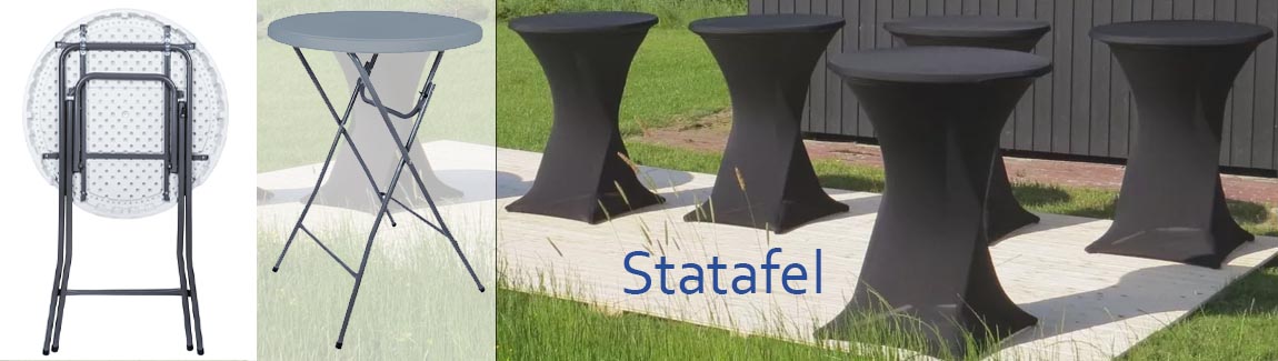 Statafel voor bedijfsevenement