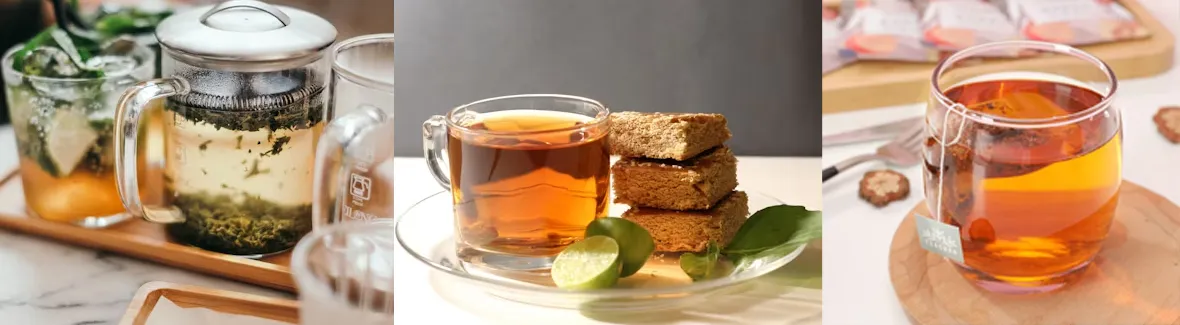 Thee op kantoor in diverse smaken