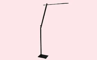 Vloerlamp voor sfeervolle verlichting in een kantoorruimte