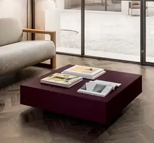 Vierkante salontafel met moderne uitstraling