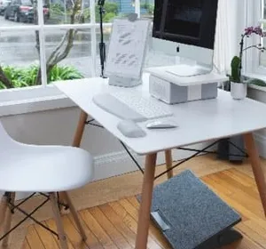 Voetensteun bureau voor een gezonde zithouding