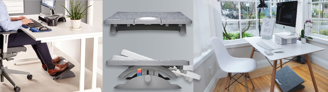 Voetensteun bureau voor ergonomisch zitten