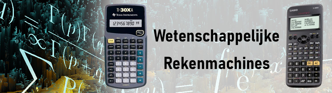 Wetenschappelijke rekenmachine voor grafieken en tabellen