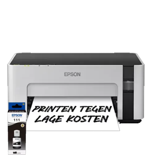 Zwart wit inkjet printer voor scherpe tekst voor zakelijk- en thuisgebruik