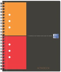 Oxford schrift International Activebook 21 x 29,7 cm A4 geruit 5 mm 4-gaatsperforatie