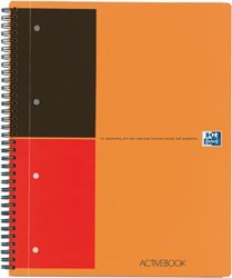 Oxford schrift International Activebook 21 x 29,7 cm A4 gelijnd 4-gaatsperforatie
