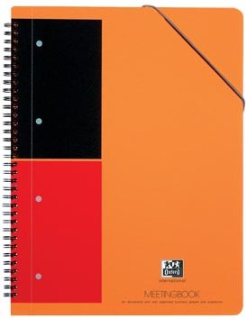 Oxford schrift International Meetingbook 21 x 29,7 cm A4 gelijnd