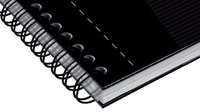 Oxford Schrift Smart Black & Original Blue 21 x 29,7 cm A4 geruit 5 mm zwart-2