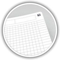 Oxford Schrift Smart Black & Original Blue 21 x 29,7 cm A4 geruit 5 mm zwart-3