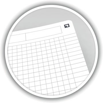 Oxford Schrift Smart Black & Original Blue 21 x 29,7 cm A4 geruit 5 mm zwart-3