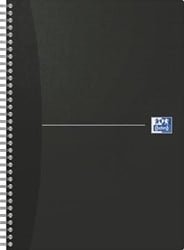 Oxford Schrift Smart Black & Original Blue 21 x 29,7 cm A4 gelijnd zwart