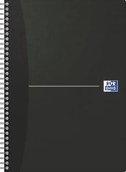 Oxford Schrift Smart Black & Original Blue 21 x 29,7 cm A4 gelijnd zwart
