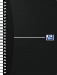 Oxford Schri Smart Black & Original Blue 14,8 x 21 cm A5 gelijnd zwart