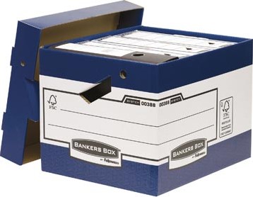 Bankers Box archiefdoos formaat 33,3 x 29,2 x 40,4 cm blauw-2