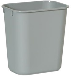 Rubbermaid vuilbak 12,9 l grijs