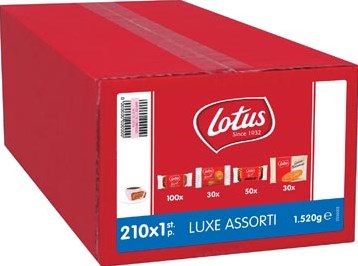 Lotus koeken Luxe Assorti assortiment van 210 koekjes
