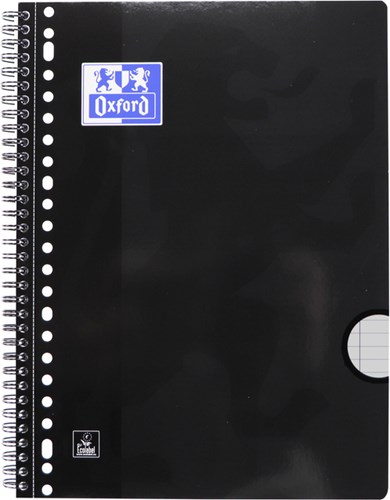 Collegeblok Oxford School A4+ 23-gaats lijn 80vel voordeelpak assorti-2