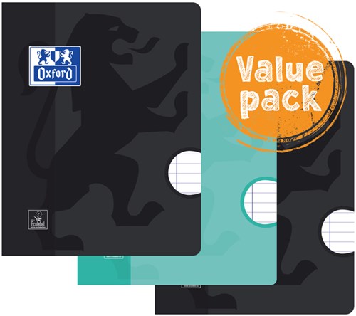 Schrift Oxford School A5 lijn 36vel assorti