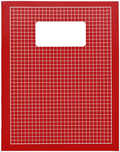 Schrift 210x165mm ruit 5mm 80blz assorti