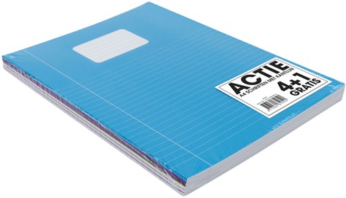 Schrift Verhaak Trend A4 lijn 80blz assorti-2