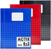 Schrift Verhaak Basic A5 ruit 10mm 80blz assorti-2