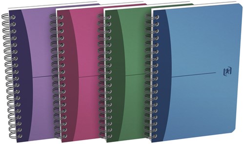 Spiraalblok Oxford Urban Mix 170x110mm 90vel lijn assorti