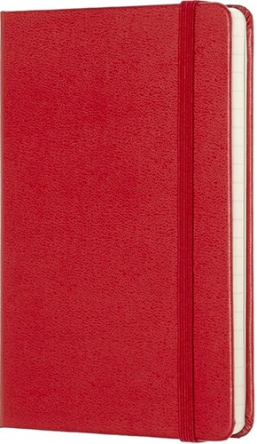 Moleskine Notitieboek Pocket 90x140mm Lijn Rood Hard Cover-2